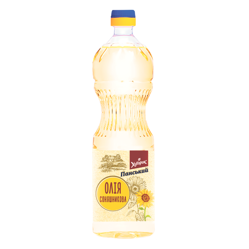 Олія соняшникова рафінована ТМ "Хуторок панський" 1 л (920г)